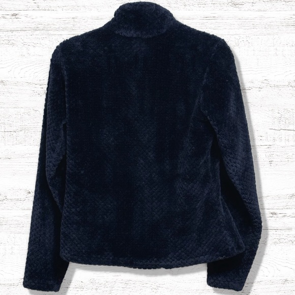 The Northface Women’s Navy Blue Fleece Jacket Size Small - Picture 3 of 4